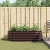 vidaXL Hochbeet Braun 160 x 80 x 44 cm Stahl 42008140 Bild 4