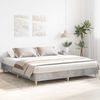 vidaXL Bettgestell ohne Matratze Betongrau 180x200 cm Holzwerkstoff 3329024 Bild 3