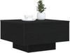 Couchtisch, Sofatisch Schwarz Eichen-Optik 55 x 55 x 31 cm Holzwerkstoff Bild 3