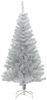 vidaXL Künstlicher Weihnachtsbaum mit Ständer Silber 120 cm PET 329187 Bild 2