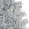 vidaXL Künstlicher Weihnachtsbaum mit Ständer Silber 120 cm PET 329187 Bild 4