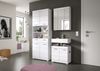 Badezimmer-Set >Scout< in Weiß / Weiß Hochglanz - 149x191x34cm (BxHxT) Bild 5