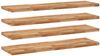 vidaXL Schweberegale 4 Stk. 140x40x4 cm Massivholz Akazie Ölbehandelt 3279650 Bild 2