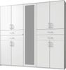 Kleiderschrank Taiga Drehtürenschrank mit Spiegel Ausführung weiß Bild 4