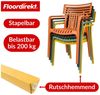 Floordirekt Gartenstuhl Designstuhl Terrano stapelbar aus Kunststoff wetterfest UV-beständig (1 Stuhl oder 6-er Set), verschiedene Farben Bild 3