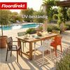 Floordirekt Gartenstuhl Designstuhl Terrano stapelbar aus Kunststoff wetterfest UV-beständig (1 Stuhl oder 6-er Set), verschiedene Farben Bild 4