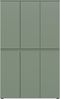 Universalschrank (B/H/T: 105x175x37 cm) in Smoke Green Nachbildung Bild 2
