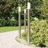vidaXL Pollerleuchten 3er 110 cm Edelstahl IP44 4006004 Bild 3