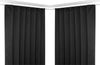 Beautex Verdunkelungsvorhang 2er Set Verdunkelungsgardine mit U-Band, Blackout Vorhang abdunkelnd, Kräuselband (2 St), verdunkelnd Bild 5
