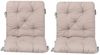 HOMECALL Dekokissen Bankauflage Sitzbankauflage Sitzkissen mit Rückenlehne, 2 er Nordisches Design, für Gartenbank, 50×98×12 cm Bild 5