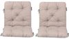 HOMECALL Dekokissen Bankauflage Sitzbankauflage Sitzkissen mit Rückenlehne, 2 er Nordisches Design, für Gartenbank, 50×98×12 cm Bild 4