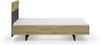 Bett >Butte< in grau metallic / Eiche Artisan Dekor - 95x101x207 (BxHxT) Bild 5