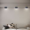 3er Set LED Deckenlampe, Alu, grau, silber, L 10,5 cm Bild 5