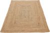 carpetfine Teppich Nele Juteteppich Naturfaser, rechteckig, Höhe: 6 mm, geflochtener Wendeteppich aus 100% Jute, quadratisch und als Läufer Bild 2