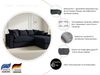 OTTO home Ecksofa Cosy Lounge L-Form, Breite 333 cm, Mega-Sofa mit Cordstoff bezogen, mit Federkern & 4 Zierkissen Bild 3