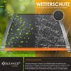 KESSER® Mähroboter Garage Dach Carport Überdachung für Mähroboter Rasenmäher Rasenroboter Automower Garten Witterungsbeständig Mährobotergarage inkl. Montagematerial, Maße 82 x 103 x 47 cm Orange / Schwarz Bild 5