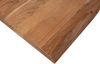 Esstisch Baumkante Akazie natur 160 (260) x 90 cm U-Gestell silber mit Ansteckplatten CALI 150443196 Bild 5