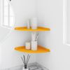 vidaXL Schwebendes Regal mit Regal 2 pcs Senfgelb 30 x 30 x 2 cm 8004116 Bild 4