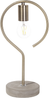 'Jucar' Tischlampe Messing Metall 40 cm Glühbirnen-Optik Kreisform Betonfuß Kabel mit Schalter Industrie Look Bild 1