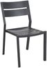 Gartenstuhl Delia aus Aluminium, modern und stapelbar, anthrazit, von Brafab Bild 2