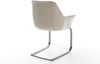 Freischwinger Kaira-Flex Webstoff Soft Beige Freischwinger flach Graphit Bild 5