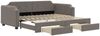 vidaXL Tagesbett Ausziehbar mit Schubladen Taupe 100x200 cm Stoff 3197678 Bild 2