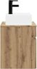 vidaXL Wandmontierter Waschbecken Vanity Artisan-Eiche 890581 Bild 3