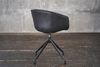 KAWOLA Stuhl DANI Esszimmerstuhl mit Drehfunktion Kunstleder grau 81 x 54.5 x 60 cm Bild 5