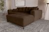 99rooms Massimo Ecksofa Cordstoff POSO Braun mit Schlaffunktion Rechts Bild 2