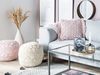Kissen 2er Set Geometrisches Muster YANIKLAR Baumwolle 40 x 40 cm Rosa Bild 3