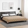 vidaXL Ganzjahresbettdecke Schwarz und Taupe 200 x 240 cm Mikrofaser 42025612 Bild 4