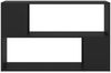 vidaXL Bücherregal Schwarz 100x24x63 cm Holzwerkstoff 809171 Bild 3