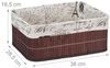 Relaxdays 4 x Aufbewahrungskorb Bambus braun Bild 5