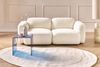Sofa 3-Sitzer AFOSS, Bouclé Cremeweiß, 71 x 195 x 94 cm Bild 3