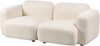 Sofa 3-Sitzer AFOSS, Bouclé Cremeweiß, 71 x 195 x 94 cm Bild 5