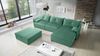 Ecksofa mit Schlaffunktion HUNTER in Royal Mintgrün Ottomane Rechts inkl. Hocker Bild 2