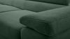 AX LIVING Cord Couch L Form – Arborio L 280 cm Ecksofa in Dunkelgrün Bild 4