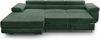 AX LIVING Cord Couch L Form – Arborio L 280 cm Ecksofa in Dunkelgrün Bild 3