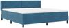 vidaXL Boxspringbett mit Matratze Dunkelblau 200 x 180 cm Polyester 3341538 Bild 5