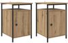 vidaXL Nachttisch 2 pcs Artisan-Eiche 40 x 42 x 60cm Holzwerkstoff 881809 Bild 2