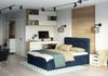 Boxspringbett MILTON 180x200 cm Blau Bild 2