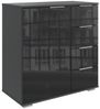 Kombikommode Easy Plus Sideboard 82cm 82x41x83cm Farbe: grau Bild 4