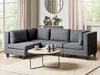 Ecksofa UNSTAD Stoff Dunkelgrau Rechtsseitig Bild 3