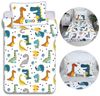 Sarcia. eu Kinderbettwäsche Dinosaurier Zip Kinderbettwäsche, Baumwolle 100x135cm+40x60cm Bild 5