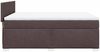 vidaXL Boxspringbett mit Matratze Dunkelbraun 140x200 cm Stoff 3285907 Bild 5