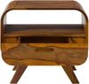 Nachttisch Sheesham 50x40x43 hellbraun lackiert MAILAND #142 Bild 2