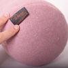 Dr. Berger Velours-Fleece Nackenrolle Rosa 40 x 16 cm Bild 2
