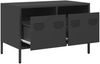vidaXL TV-Schrank Schwarz 68x39x43,5 cm Kaltgewalzter Stahl 851232 Bild 5