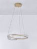Nova Luce 9333061 AURELIA LED Pendelleuchte 60cm 3500K Gold Kristall Bild 3
