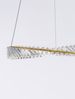 Nova Luce 9333061 AURELIA LED Pendelleuchte 60cm 3500K Gold Kristall Bild 5